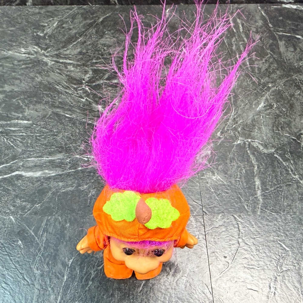 RUSS Troll Doll with Pumpkin Costume - Picture 5 of 15